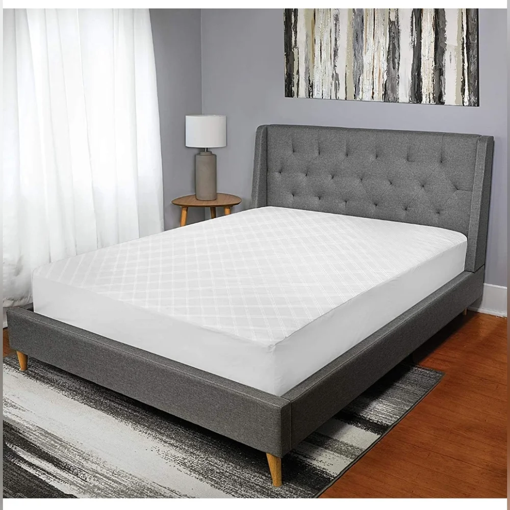 AllerEase Ultimate Cotton Zippered Mattress Protector, Full Size, NWT
